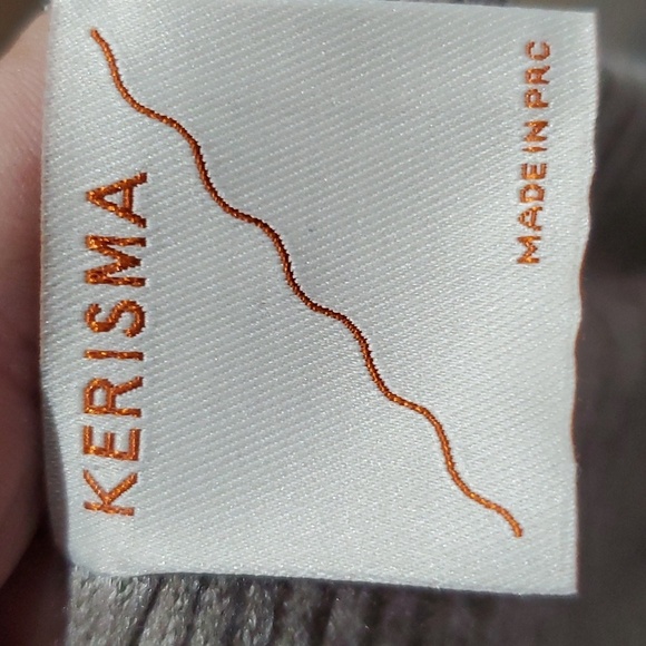 Karissa one size oatmeal ribbed dolman sleeve open front cardigan - Picture 5 of 6